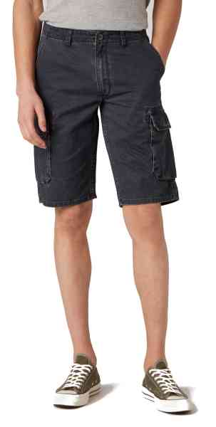 Wrangler Cargo Short aus 100% Baumwolle - Faded Black